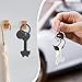 Asheyya 4 Set Trolley Key Release Tool, Stainless Steel Removable Shopping Trolley Token
