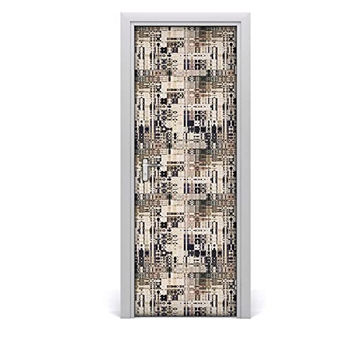 Papier peint sur la porte masquant imperfections sticker mural imperméable 85x200