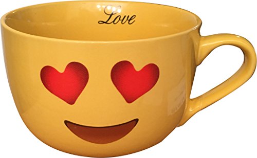 Emoji Heart Eyes XL Coffee Mug