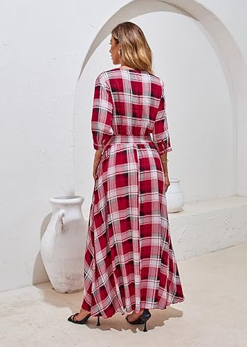 Image of Casual Summer Dresses for Women 2026 Maxi Dress Flowy Bohemian Beach Party
