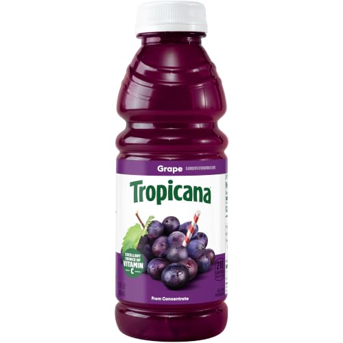 Image of Tropicana Juice Drink, Grape, 182.4 Fl Oz (Pack of 12)
