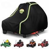 Zero Turn Mower Cover, Zero Turn Lawn Mower Cover Waterproof Heavy Duty 420D, Riding Lawn Mower Cover for Outdoor...
