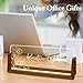 Desk Name Plate Personalized, Custom Acrylic Name Plate for Desk, Office Decor for Women Men, Appreciation Gifts for Coworkers Boss Teacher - Light-Up Name Plaque