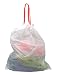 Besli 4 Gallons DrawString Strong Trash Bag Garbage Bag,100 Bags