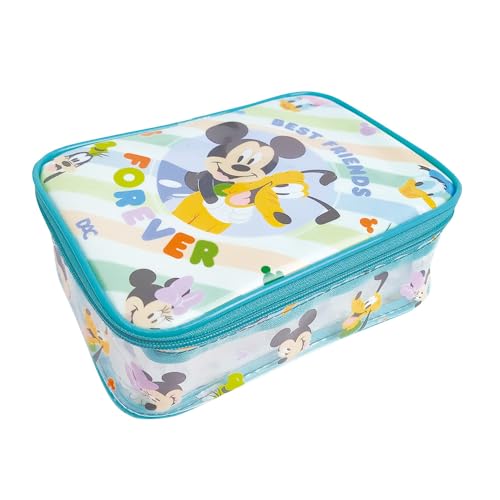 DAC - Estojo Baú Grande PVC Cristal - Mickey Baby