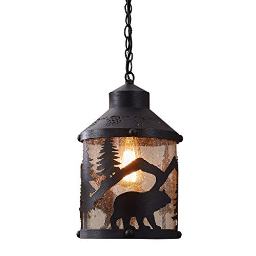 Park Designs Lighting Black Bear Pendant