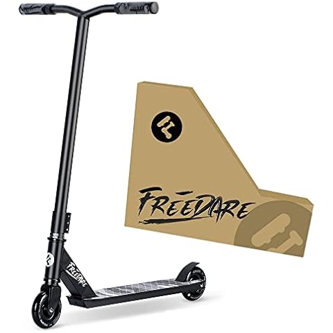 FREEDARE Complete Pro Scooter JB-1 Stunt Scooter for Kids 8 Years and Up, Teens, Adults, Trick Scooter for Beginners Black Cover