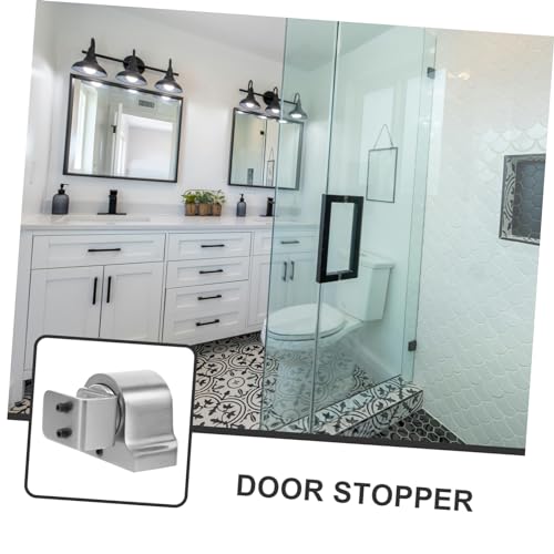 ETHZZLE 1 Conjunto De Batente De Porta Magnético Guia De Porta De Chuveiro Suporte De Porta Para Man