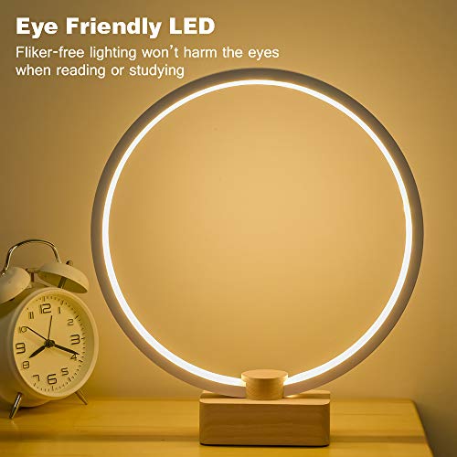 Lonrisway TD-YXF Led Wood Table Lamp, Bedroom Bedside Night Light thumb #1