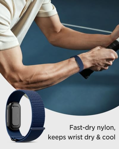 Image of Miimall Compatible with Fitbit Versa /Versa 2 /Versa Lite /SE Resin Band Stylish Lightweight Stainless Steel Clasp Bracelet Replacement Bands Strap Bracelet for Fitbit Versa /Versa 2 /Versa Lite /SE