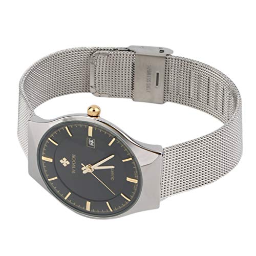 Kongqiabona WWOOR Neuheiten Super Thin Einfache Quarz Uhren Lässige Wasserdichte Quarzuhr Trendy Herrenuhr