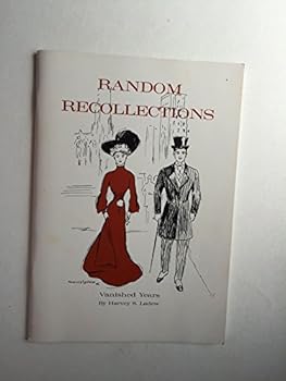 Unknown Binding Random Recollections Vanished Years Book