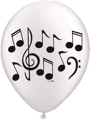 Music Note Latex Balloons - 10 Balloons - 11" Each