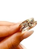 Bee Anxiety Spinner Ring, Rings For Woman, Women Spinner Ring, 925 Sterling Silver, Honey Bee Spinner Ring, Gold Bee Spinning Ring, Engagement Gift, Silver Spinner Ring, Gift For Her