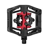 Xpedo Unisex – Erwachsene GFX Neo Fahrradpedale, schwarz/rot, 9/16 Zoll