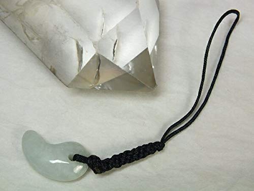 Amazon.co.jp: 「国石」糸魚川翡翠 小勾玉20mmストラップ（t15