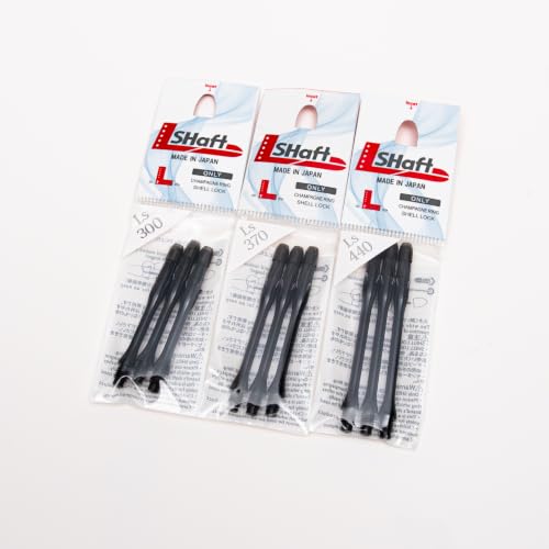 Image of L-style L-Shaft Locked Dart Shafts - Lightweight Nylon Shafts for Soft Tip & Steel Tip Darts - Set of 3