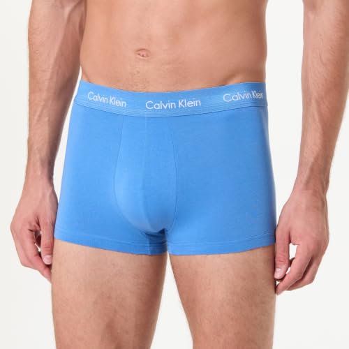 Calvin Klein Herren Low Rise Trunk 5er-Pack 000nb2734a Trunks, Blau (Kings Emerald/Plein Air W Dark Sap), XXL – Ansicht 2