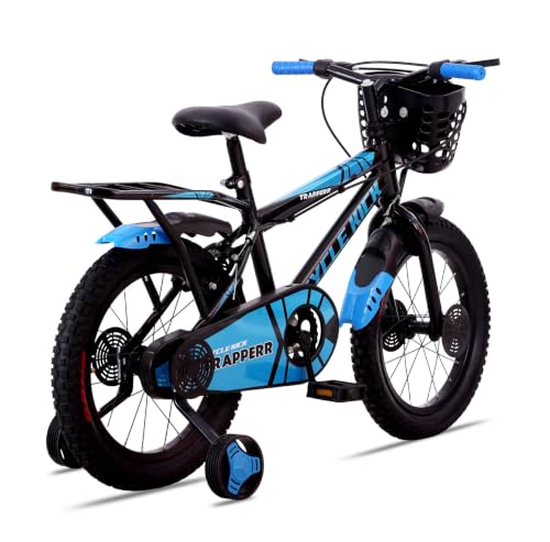 Image of Trapperr 16T 16 inch Kids Cycle with Side Wheels | Ideal for 4 to 6 Years Boys & Girls Kids Bike | 11 Inches Frame