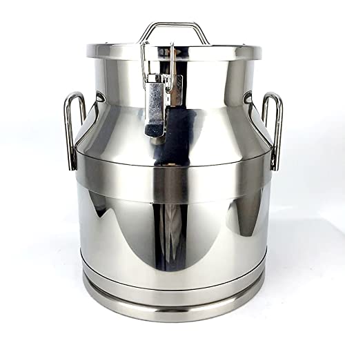 Bidon à lait en acier inoxydable 304 avec couvercle étanche pour transport