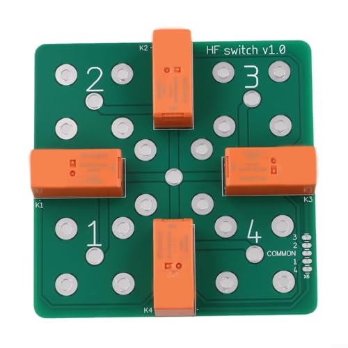 Interruptor coaxial 4:1 con controlador SO-239 de 3000W 6