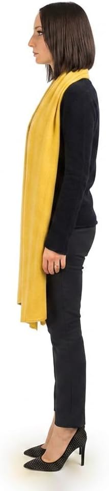 Dalle Piane Cashmere Women's 100% Cashmere Stole - Made in Italy - Elegant Accessory, Gift Idea - 24 x 81 in