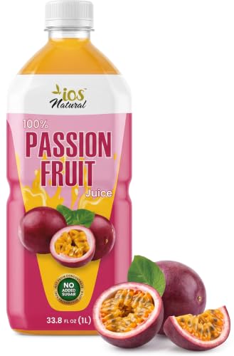 IOS Naturals 100% Passion Fruit Juice, 33.8 oz | Maracuya