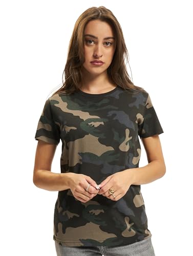 Brandit Women T-Shirt, Farbe: darkcamo, Größe: L
