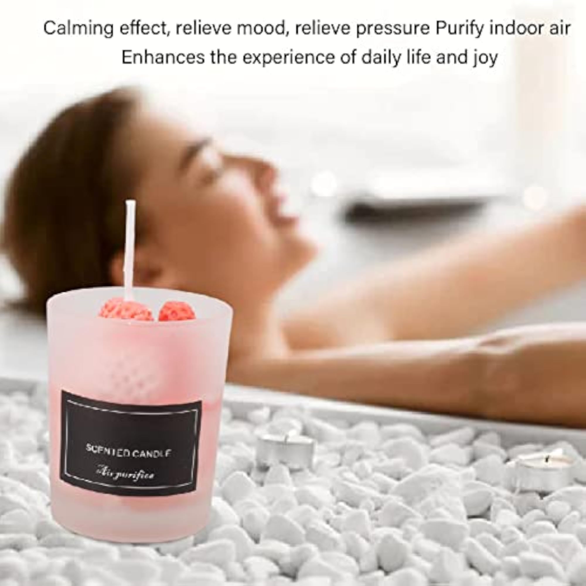 Soy Wax Aromatherapy Candles for Calming Effect, Gift Set