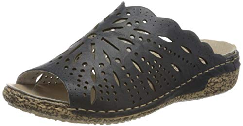 Mules Rieker V7290 pour femme : chaussure d'été légère et confortable en taille 38