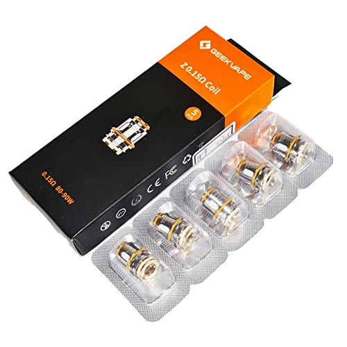 Original Geekvape Z coil Z0.15 Coil 0.15ohm Z0.25 Dual Coil 0.25ohm Series Core pour Z Sub Ohm Tank/Aegis Legend 2 L200 Kit/GeekVape Aegis Legend 3...