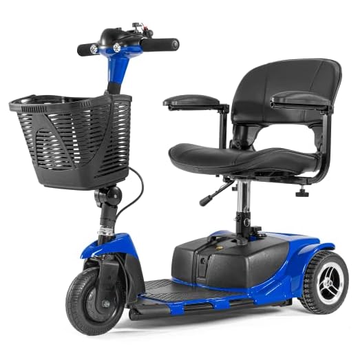 3 Wheel Mobility Scooter for Adults, Blue