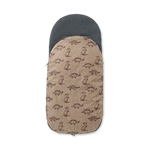 SONARIN Universal Saco Silla Paseo,Saco Carrito Bebe Invierno Impermeable Cálido Sacos de Abrigo para Carritos con Forro Polar Saco de Dormir para Cochecito Asiento de Coche(Dinosaurio)