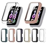 CZhkg 6 Pezzi Custodia Protettiva Compatibile con Keep B4 Lite Custodia, PC Pellicola Temperata Protettivo Watch Case, Copertura Resistente Shell Watch Shell Antigraffio per Keep B4 Lite (color)