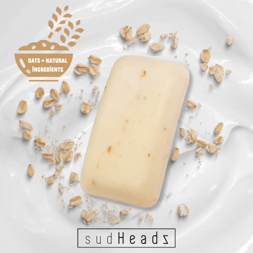 Sudheadz All Natural Oatmeal Bar Soaps - Face And Body Exfoliating Scrub With Colloidal Oatmeal - Paraben & Sulfate Free Moisturizing Wash For Dry Skin, Psoriasis, Eczema, And Sensitive Skin #TOP2