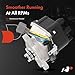 A-Premium Ignition Distributor Compatible with Honda CR-V CRV 1997-1998 L4 2.0L, Black Cap and Rotor Kit
