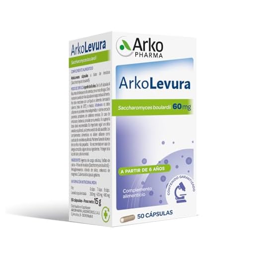 Arkopharma Arkolevura 50 Cápsulas Saccharomyces Boulardii 60mg Bienestar Digestivo, Equilibrio Flora Intestinal, Probióticos, Diarrea Y Alteraciones Digestivas, Complemento Alimenticio