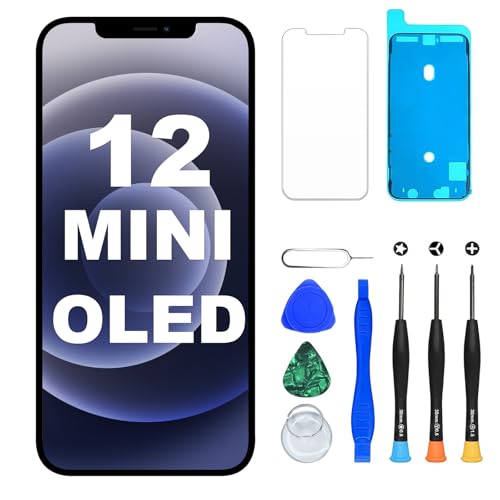 Écran pour iPhone 12 Mini OLED pour remplacer un tactile défectueux avec outils