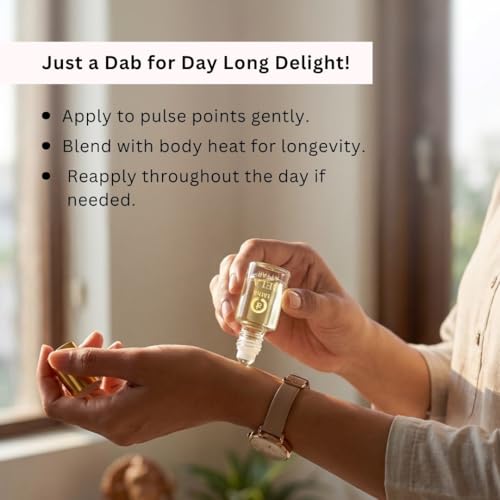 Image of Tatha Premium Bela Attar Original| 100% Natural & Alcohol-Free Bela /Jasmine Perfume Attar for Women & Men Long Lasting| Stress-Relief, Romantic Scent| Ideal Gift |6 ML Pack