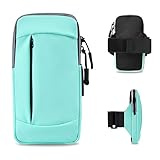 YYUNJINI Phone Holder for Running Armband Women Men Kids Arm Bag,Armband Cell Phone Holder for iPhone 15 14 13 12 11 Pro Max Xs Xr X 8 7 6 Plus SE Mini Galaxy Ultra S24 Note Sports Gym Arm Band Pouch