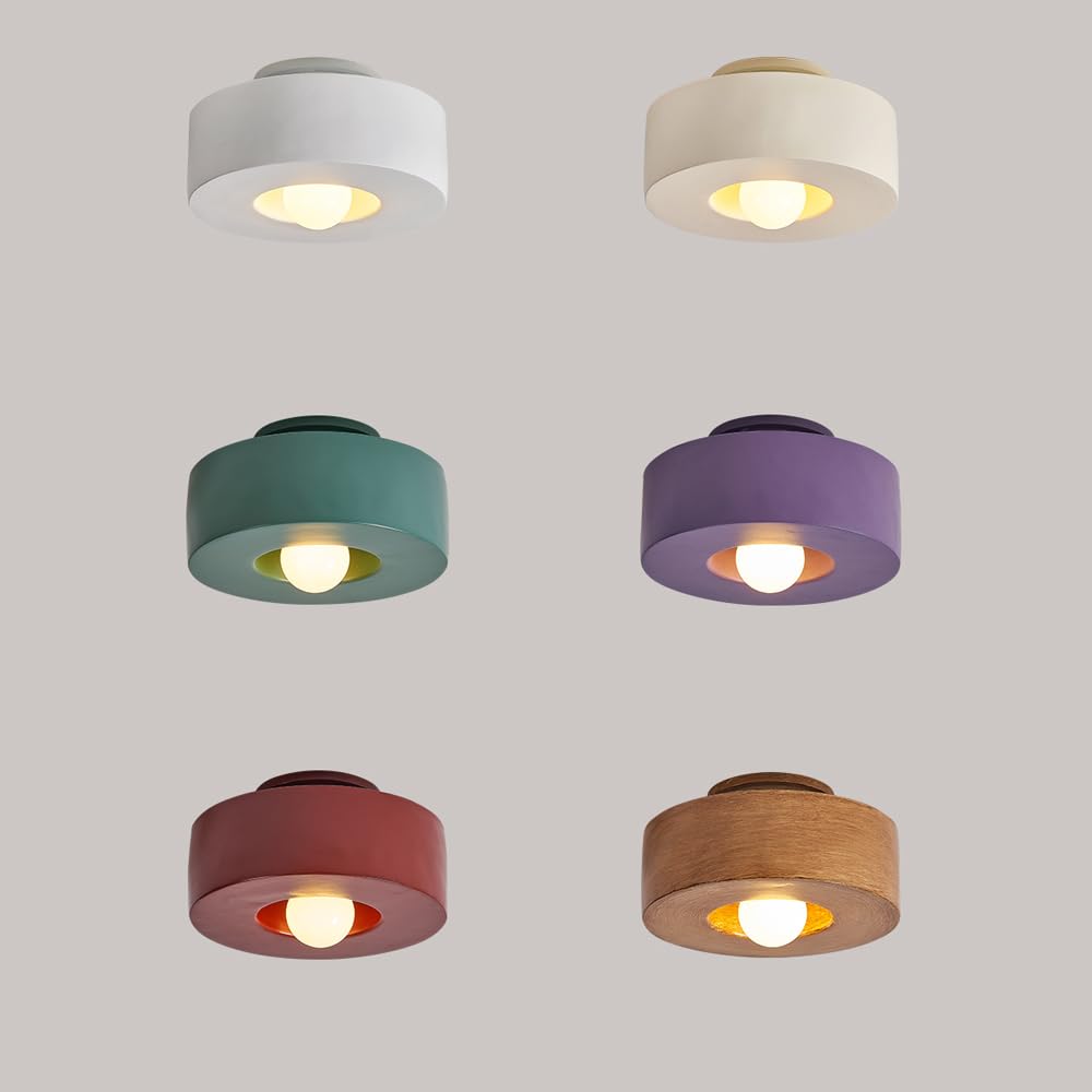 Lampa sufitowa do przedpokoju, balkonu, mała prosta, lampa sufitowa do salonu, wbudowana pojedyncza głowica E26, lampa korytarzowa przy wejściu do kwatery prywatnej