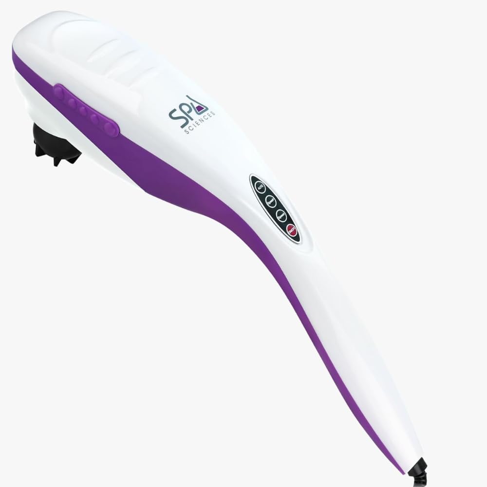 SPA SCIENCESVara - Handheld Deep Tissue Massager for Muscles, Back, Foot, Neck, Shoulder, Leg, Calf - Electric Percussion Body Massage - FSA and HSA Eligible