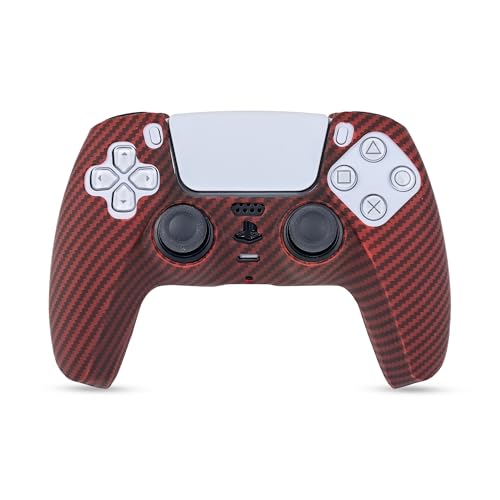Kontorland P5 Kol Gamepad Uyumlu Silikon Kılıf (Carbon Red)