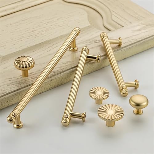 Tirador de latón cepillado de 96mm para un mueble elegante 4