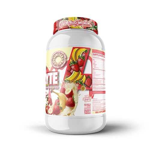 Image of VMI Sports | ProtoLyte Whey Isolate Protein Powder | Low Calorie Whey for Weight Loss and Muscle Gain | Digestive Enzymes | Non-GMO (1.6 Lbs, Strawbana)