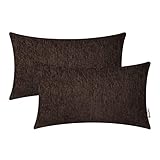 Brawarm - Fundas de almohada cómodas para sofá, paquete de 2