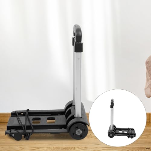 Carrito plegable portátil para carga y equipaje miniatura 2