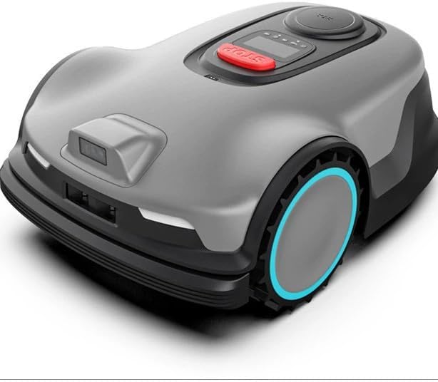 Remote Controlled Robotic Lawn Mower, Intelligent Terrain Adaptive Lawn Mowing Robot with Mobile APP Automatic Route Planning