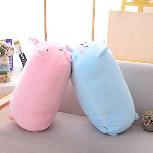 Aixini 23.6 Inch Cute Bear Plush Stuffed Animal Cylindrical Body Pillow,Super Soft Cartoon Hugging Toy Gifts For Bedding, Kids Sleeping Kawaii Pillow #TOP1