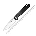 GANZO Firebird FH41-CF Pocket Folding Knife D2 Steel Blade G10 Anti-Slip Handle with Clip Fishing Hunting Camping Outdoor Flipper EDC Pocket Knife Best Gift for Men(Carbon Fiber)